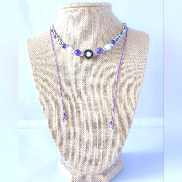 Knotwork & Stone necklace - Picture 1 of 6